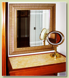 In-room cosmatic Vanity